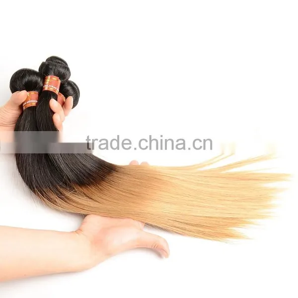 1B/27 Malaysian Human Hair Weaves Straight Wholesale Ombre Malaysian Hair Bundles Extension photo-4