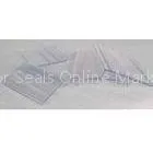 Personalized Clear Plastic Shapes , Shop Shelf Rigid PVC Price Data Strip