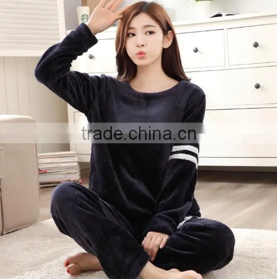 Factory Wholesale Fleece Women Sleepwear Low Price