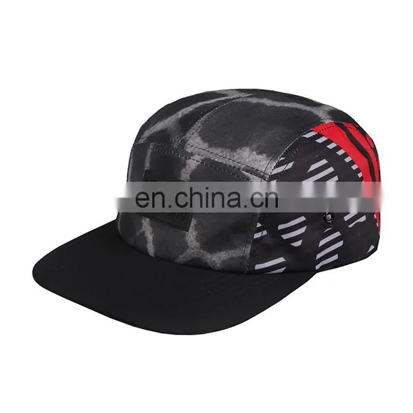 New Fashion Custom Leather Patch 5 Panle Plain Dad Hat photo-6