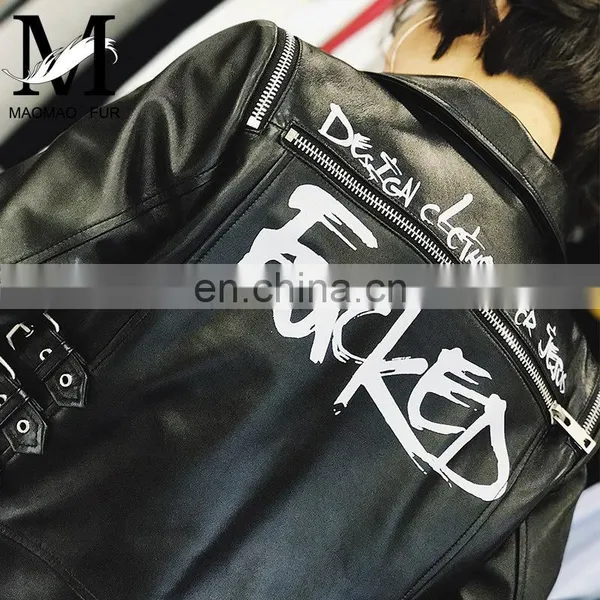 Latest Fashion Custom Black Winter Cheap Leather Jackets Women Leather Jacket Wholesale photo-6