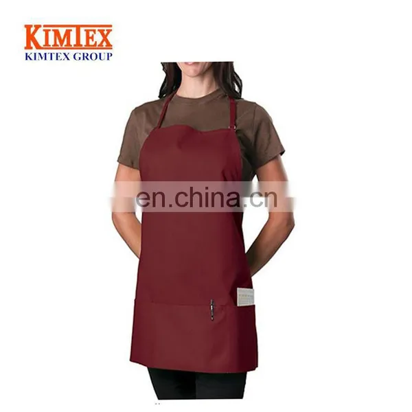 Custom Black Adjustable Bib Apron - 3 Pocket photo-3