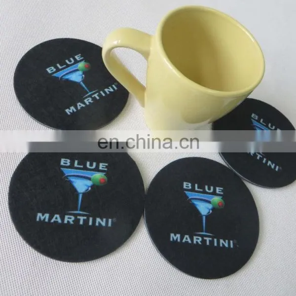 Hot Sale Round Eva Foam Coffee Coaster, Slip Cup Pad With Heat Transfer Printing Logo photo-4