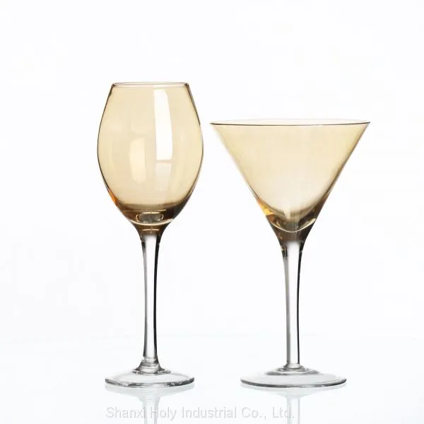 Liquid luster goblet wine glass, red wine glass, martini glass