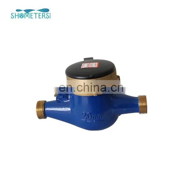 Competitive Price Brass Domestic MJ Water Meter With Pulse Output photo-3