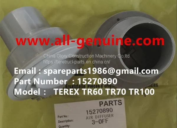 TEREX 15270890 AIR DIFFUSER ALLISON TR100 TR70 OFF HIGHWAY RIGID DUMP TRUCK MINING HAULER TRANSMISSION