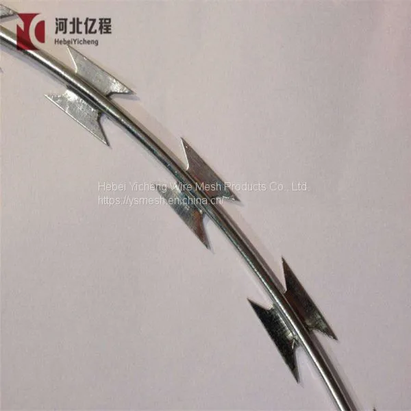 BTO&CBT Anti-rust Galvanized Concertina Razor Wire/Razor Barbed Wire/Razor Wire photo-5