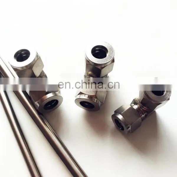 3 6 8 10 12 14 16mm Elbow Middle Double Ferrule Fitting photo-3