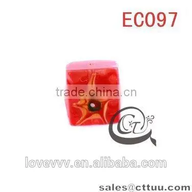 Wholesale Top Quantity Acrylic Pink Glass Round Beads EC096 (DIY) photo-2