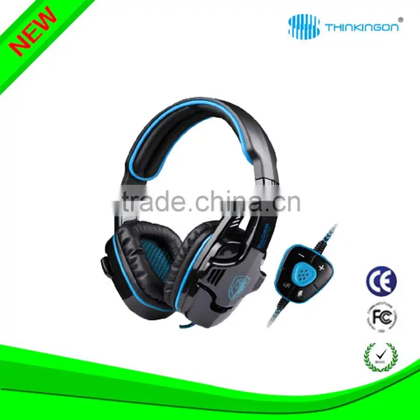 OEM LED USB Connector Computer Gaming Stereo Gaming Headphone With Super Bass photo-5
