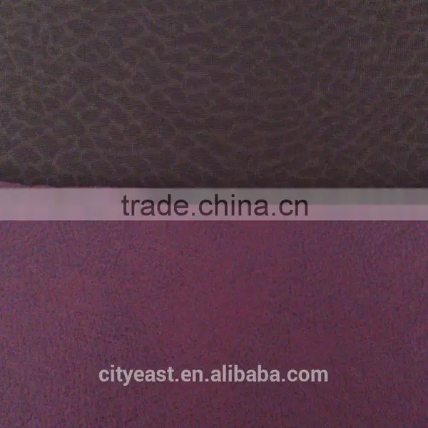 Print and Bronzed Suede Fabric photo-3