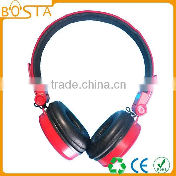 Volume Controll On-ear New Fashion Cell Phone Headphone With Mic photo-3