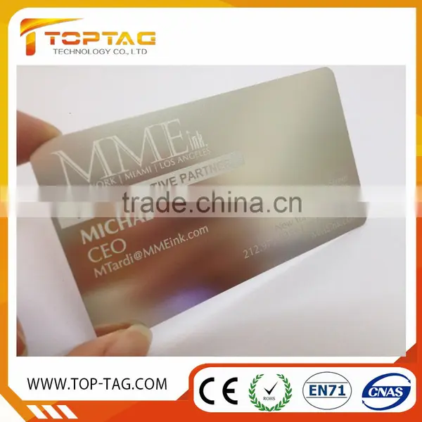 Custom Laser Engraved Cut Metal Business Card Quality Choice photo-5
