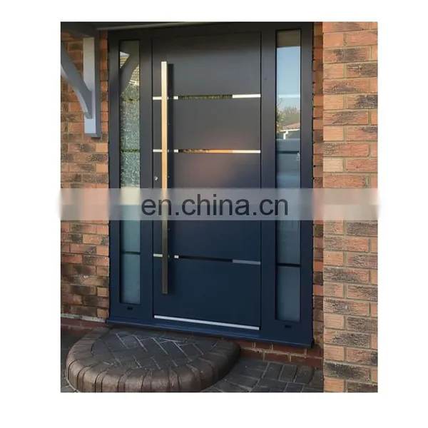 Factory Directly Top Quality Residential Front Door Steel Entrance Door Security Steel Doors photo-2
