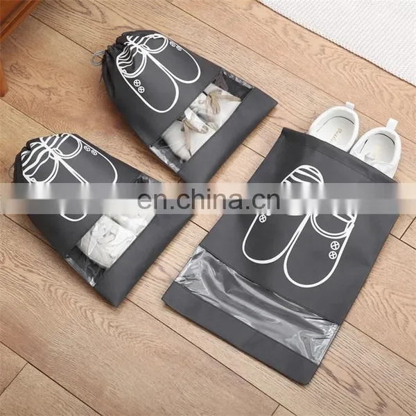 Eco Friendly Shoe Bag Non Woven Drawstring With Custom Logo photo-4