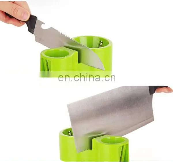 Multi-Functional Double Headed Spiral Cutter With Knife Sharpener Vegetable Slicer Cutter photo-5