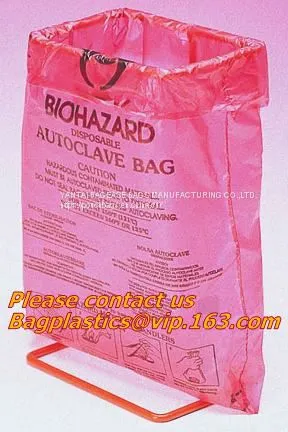Biohazard Disposal Bags With Warning Label/Sterilization Indicator Lab Can Liners Labeling Biohazardous Trash Safely photo-5