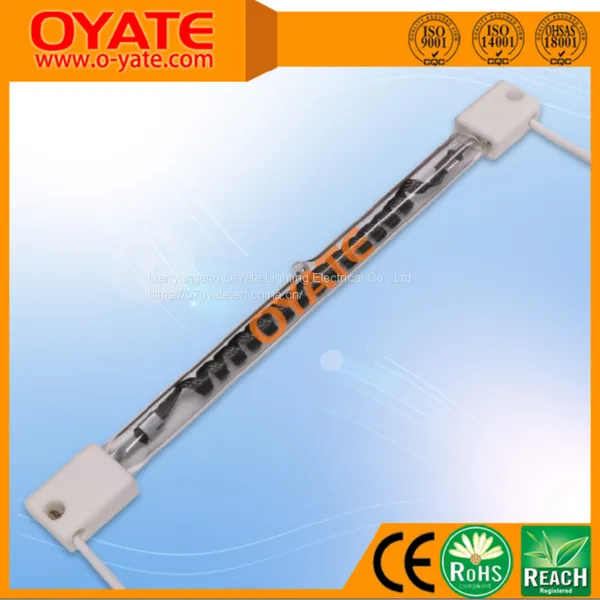 Carbon Fiber Infrared Heat Lamp OYATE Infrared Heating Lamp for Industrial Heating White Infrared Single Tube Lamps photo-3