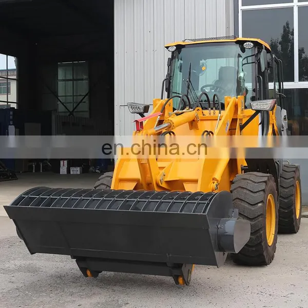 2ton Low Price Professional Mini Farm/construction Wheel Loader Container Machine photo-5