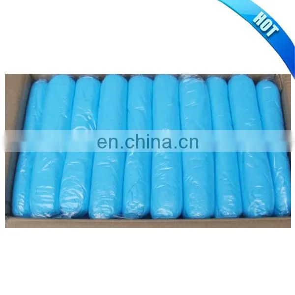 Factory Disposable Shoe Cover Waterproof pe Cpe pp Blue Anti Slip Dust Proof Cheap Bulk Shoe Cover photo-4