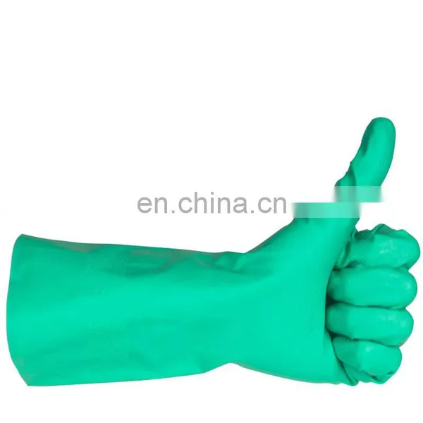 Household Oil Protection Water Proof Rubber Work Latex Washing Dishes Cleaning Kitchen Nitrile Gloves photo-4