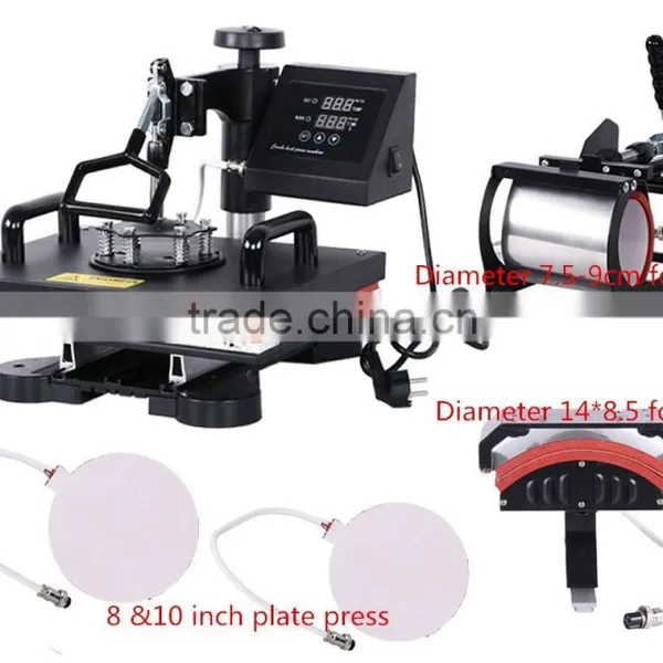 5 in 1 Combo Heat Transfer Press Heat Transfer Film Printing Machine