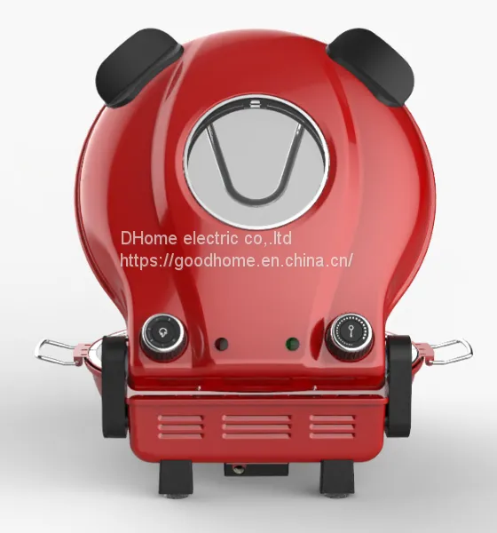 12-inch Aluminum Red 1200w Electric Home Pizza Maker（Wechat:13510231336） photo-2
