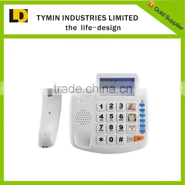 Telefon Fixed Telephone Sos Emergency Telephone for Senior Sos Emergency Telephone With Watch Controller photo-3