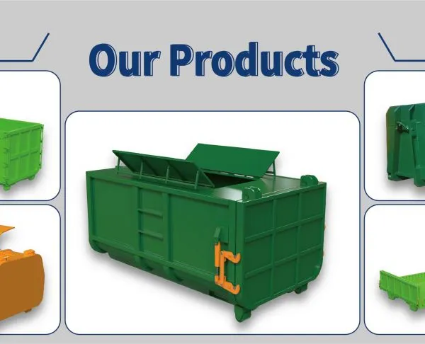 BOLI Scrap Bins Container Hook Lift Steel Skip Bin Trailer Steel Dustbin Trash Bin Large Waste Garbage Bin Hook Lift Container Dumpster for Sale photo-4