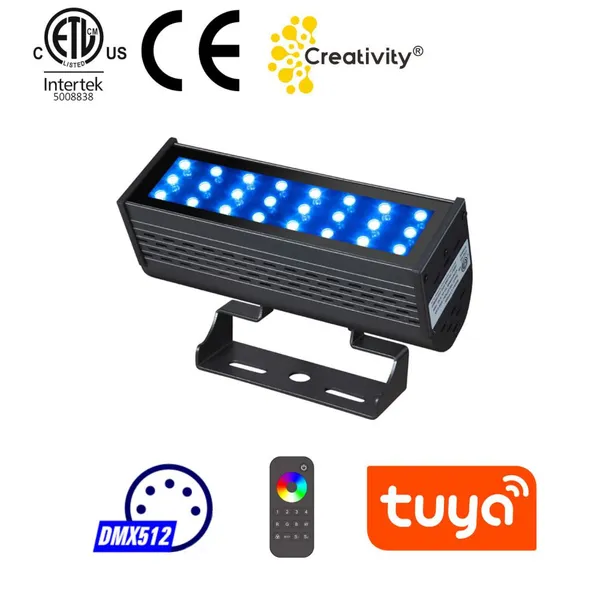 UL ETL Listed 50W 100W 150W DMX512 Wireless RGB RGBW 5 Years Warranty Flood Light photo-3