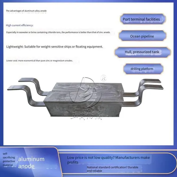 Supply of Aluminum Alloy Sacrificial Anodes, Aluminum Alloy Anodes, Aluminum Anodes for the Inner Wall of Storage Tanks, Libo Anti - Corrosion photo-5
