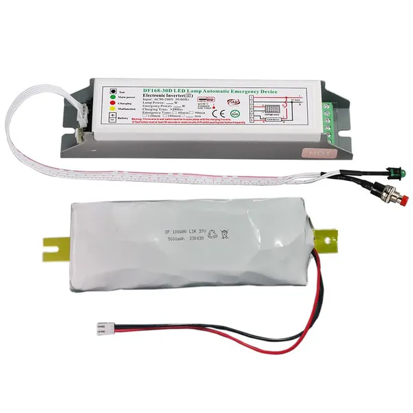 220V CE LED Emergency Light 168-30d Power Inverter Rechargeable 20W Emergency Backup Driver photo-5