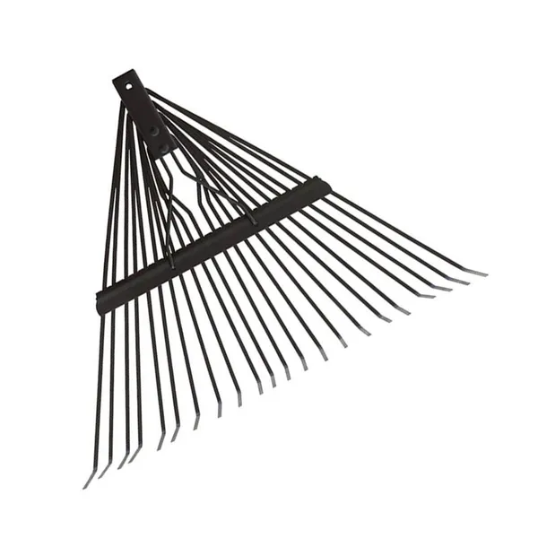 High Strength Steel Farm Rake for Loosening Hard Soil Collecting Debris and Land Preparation photo-2