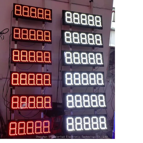 High Visibility 7 Segment Displays Fuel Price Signs photo-4