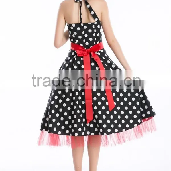 Bestdress Audrey Vintage Black 1950's Swing Wholesale Pin up Vintage Rockabilly Retro Dresses photo-2