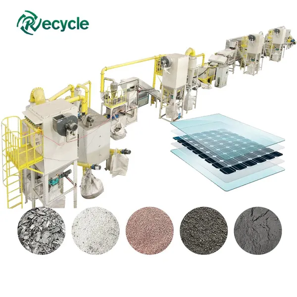 Bifacial Solar Panel Recycling Machine