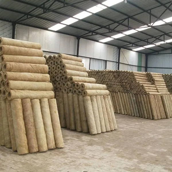 High Density Rockwool, Mineral Wool Rock Wool Tube, Fire Resistant Thermal Insulation Rockwool for Steam Pipe, Industrial Pipeline Insulation System photo-5