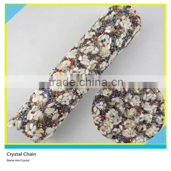 24*40 cm Rhinestone Mesh Sheet Heat Transfers 8*8 mm Aquamarine Square Crystal Trimming Sheet photo-6