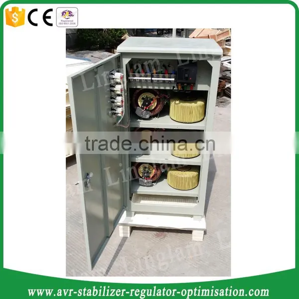 15 Kva-60 Kva Servo Motor Type Three Phase Automatic Voltage Stabilizer for Lift Purpose photo-2