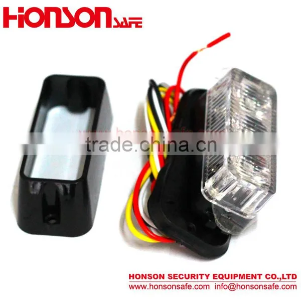 Amber Blue LED Emergency Grille Vehicle Warning Surface Mount Light HF-134 photo-6