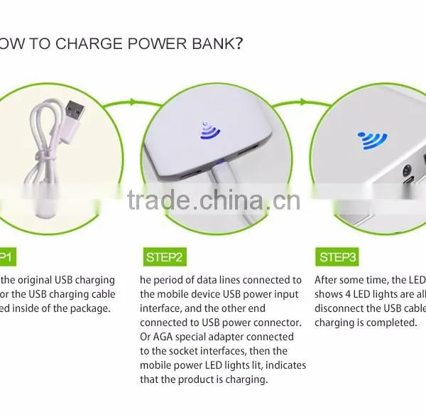 AGA Smart Power Bank 10000mAh Portable Charger for Phone photo-5
