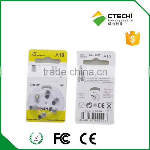 Hearing Aid Battery A312 A10 A675 A13 1.4V Coin Cell photo-2
