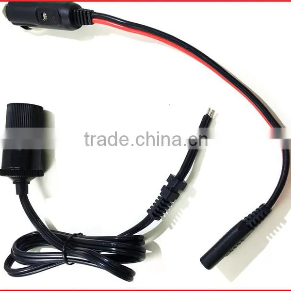 NEW Male to Female Gender Pigtail Cigarette Plug With 18AWG 2C Cable OF Cable Assembly