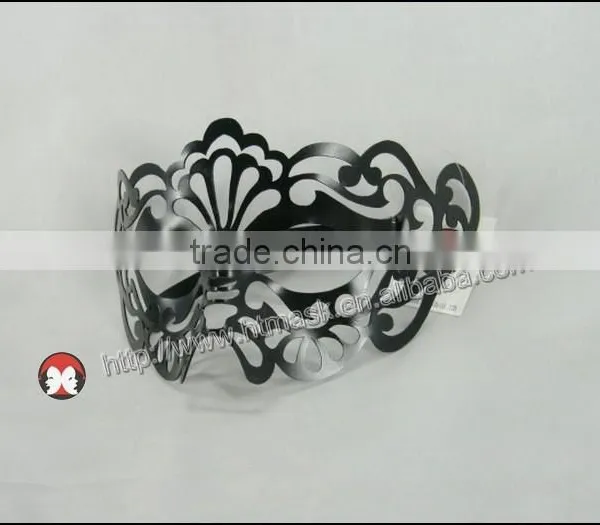 Brand New Fashion Laser Cut Clear Rhinestones Plastic Pretty Mask for Party photo-2