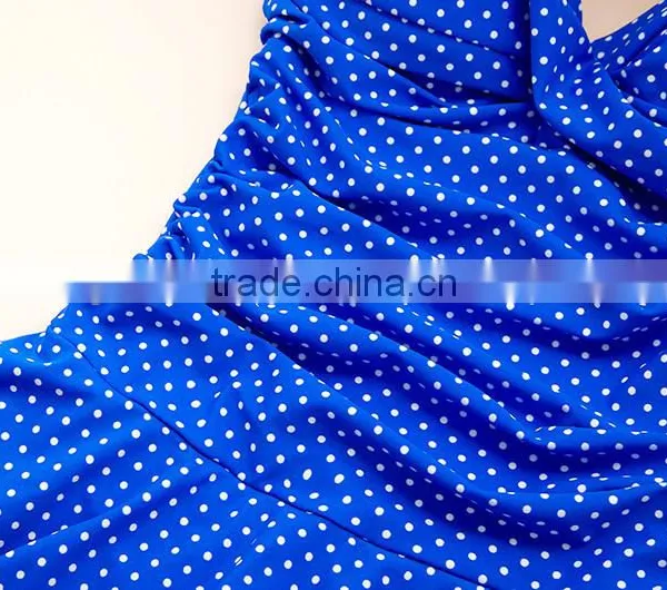 Porka Dot Print 2016 Fashion Pretty One Piece Swimsuit Lady Bathing Suit photo-5