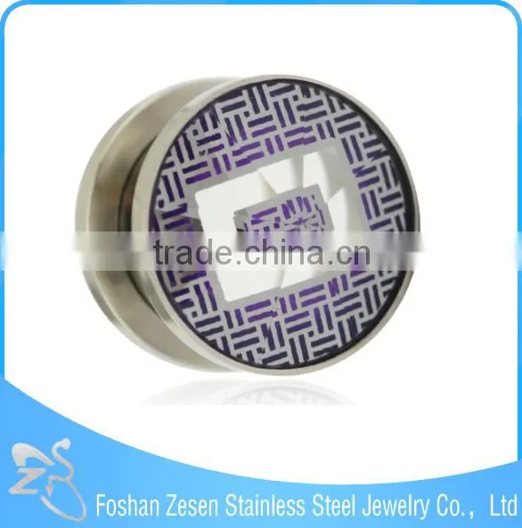 Christmas Stainless Steel Tunnels Piercing Jewelry Ear Flesh Tunnel photo-5
