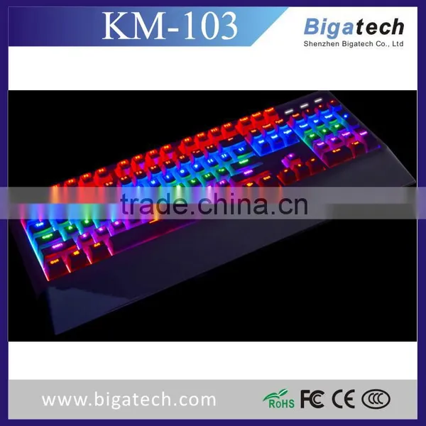 Mechanical Multimedia Backlight Gaming Keyboards pc Keyboard photo-2