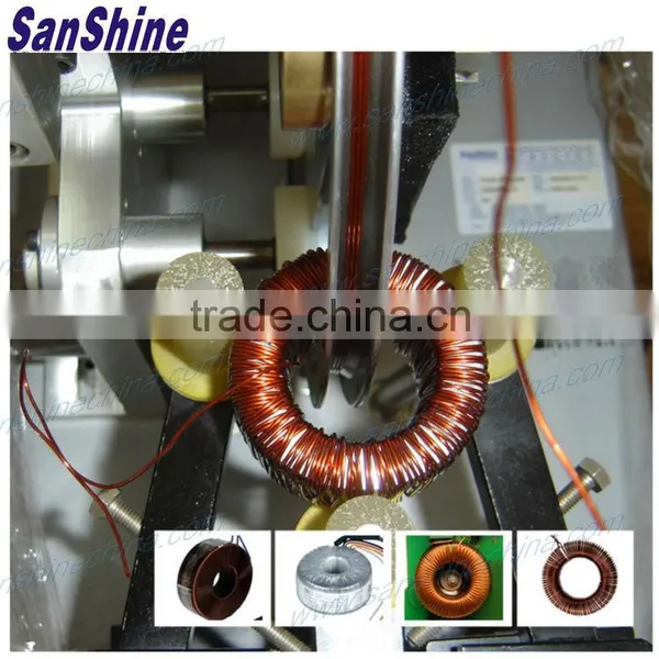 automatic big toroid current sensor winding machine(SS900B8 series final OD 20~150mm) replace RUFF toroidal winder