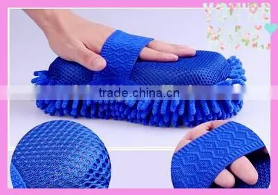 Car Cleaning/Polishing Chenile Sponge Pad/Microfiber Sponge Pad