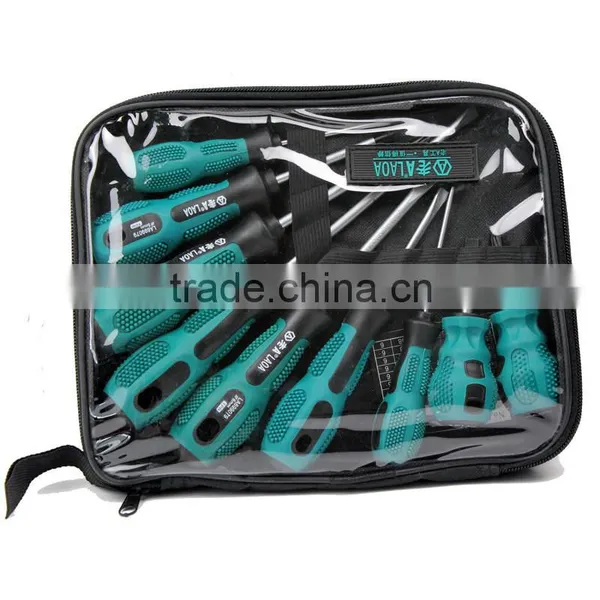9pcs Cr-V Steel Screwdriver Set Crossed and Slotted Screwdriver photo-3